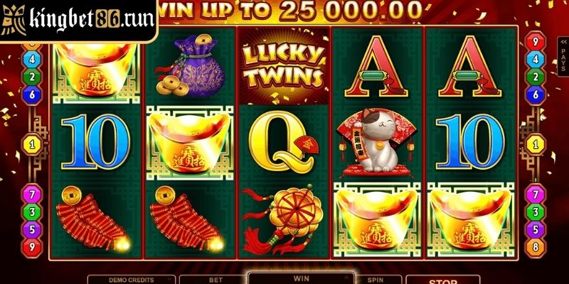 Nổ Hũ Lucky Twins Kingbet86 – Game Săn Hũ Đầy Kịch Tính 3 Kiên nhẫn với biểu tượng Scatter