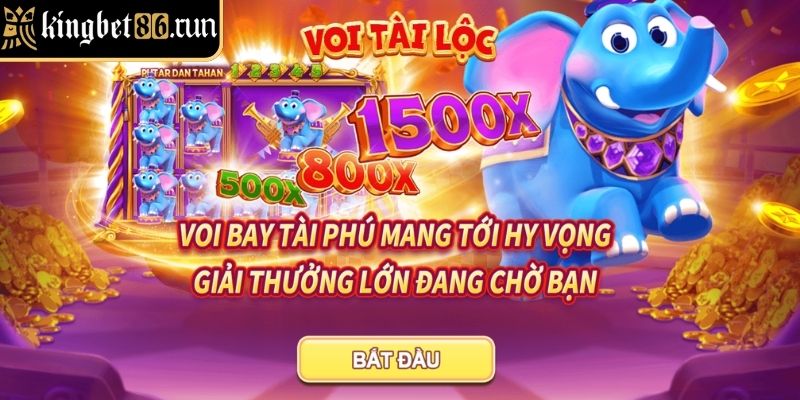 Nổ hũ Voi Tài Lộc Kingbet86 đầy hấp dẫn

